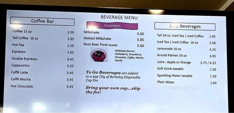 Fat Apple's Restaurant-Bakery - Berkeley, CA menu_pic