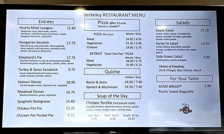 Fat Apple's Restaurant-Bakery - Berkeley, CA menu_pic