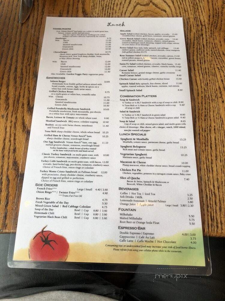 Fat Apple's Restaurant-Bakery - Berkeley, CA menu_pic