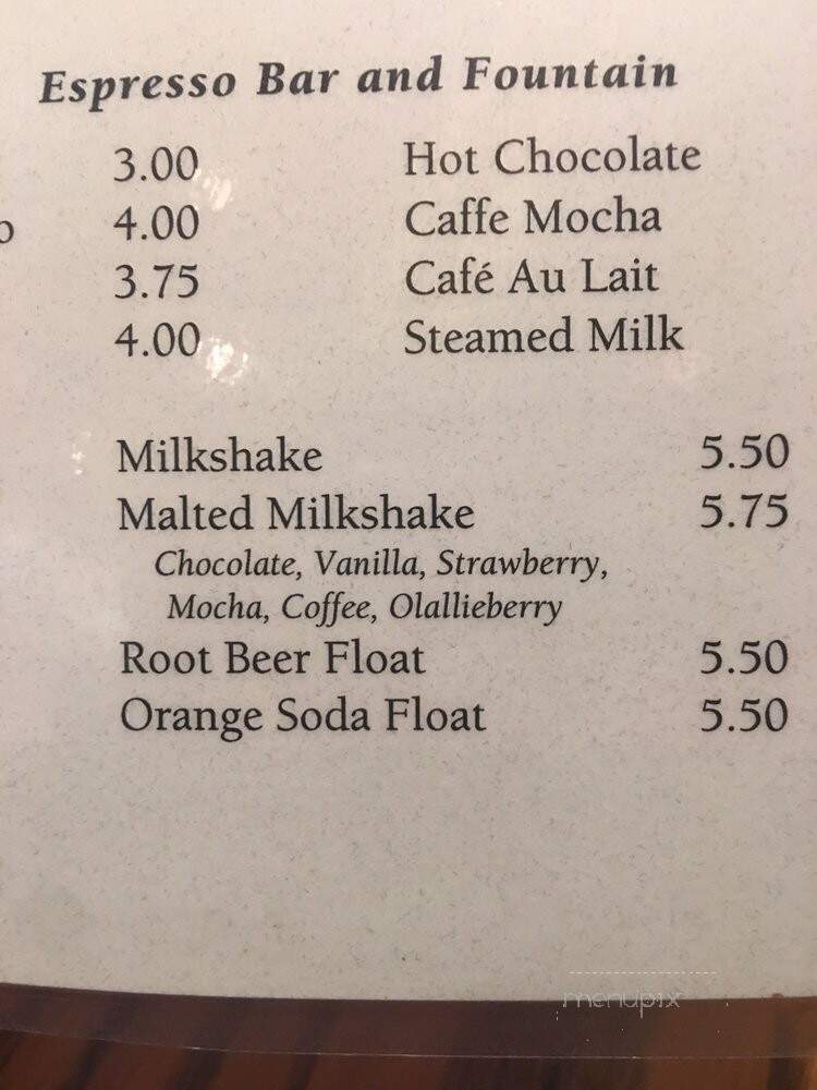 Fat Apple's Restaurant-Bakery - Berkeley, CA menu_pic