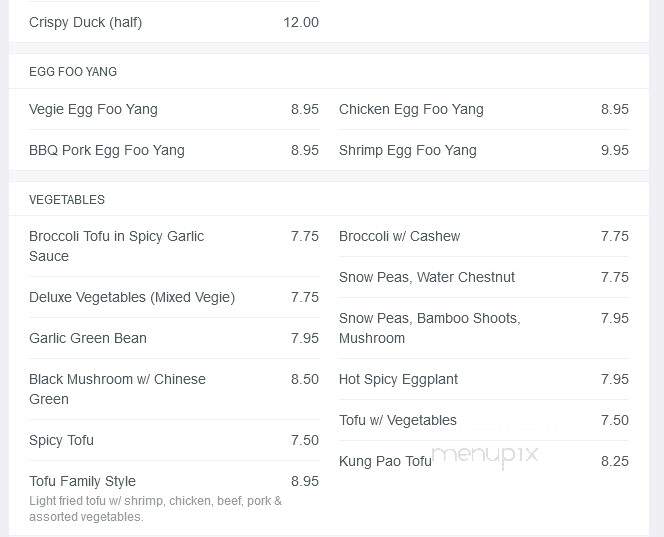 Uncle Kwok's Szechwan Restaurant - Aptos, CA menu_pic