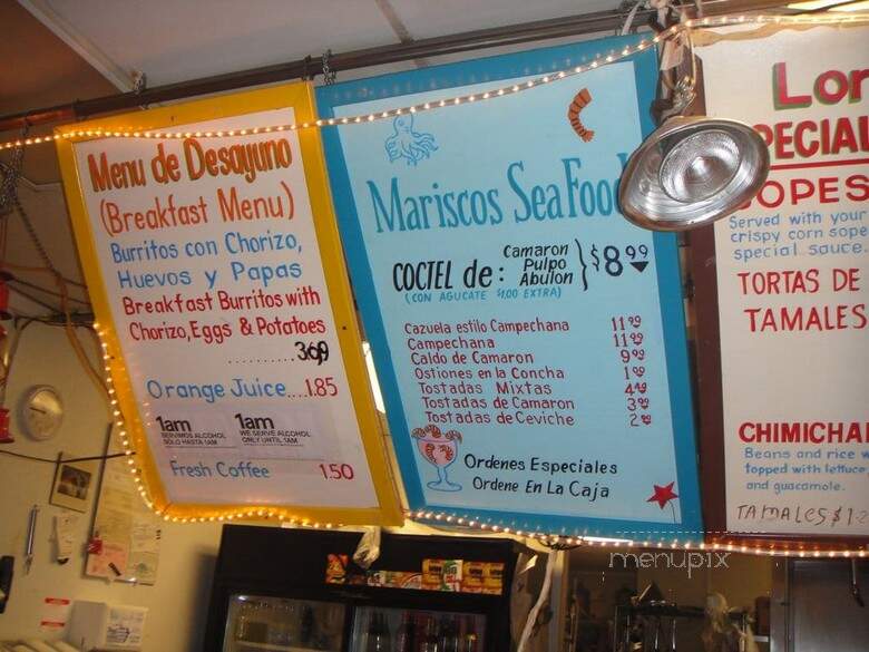Taqueria Lorena's - San Jose, CA menu_pic
