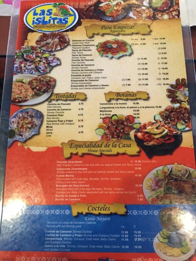 Las Islitas Ostioneria - Woodland, CA menu_pic