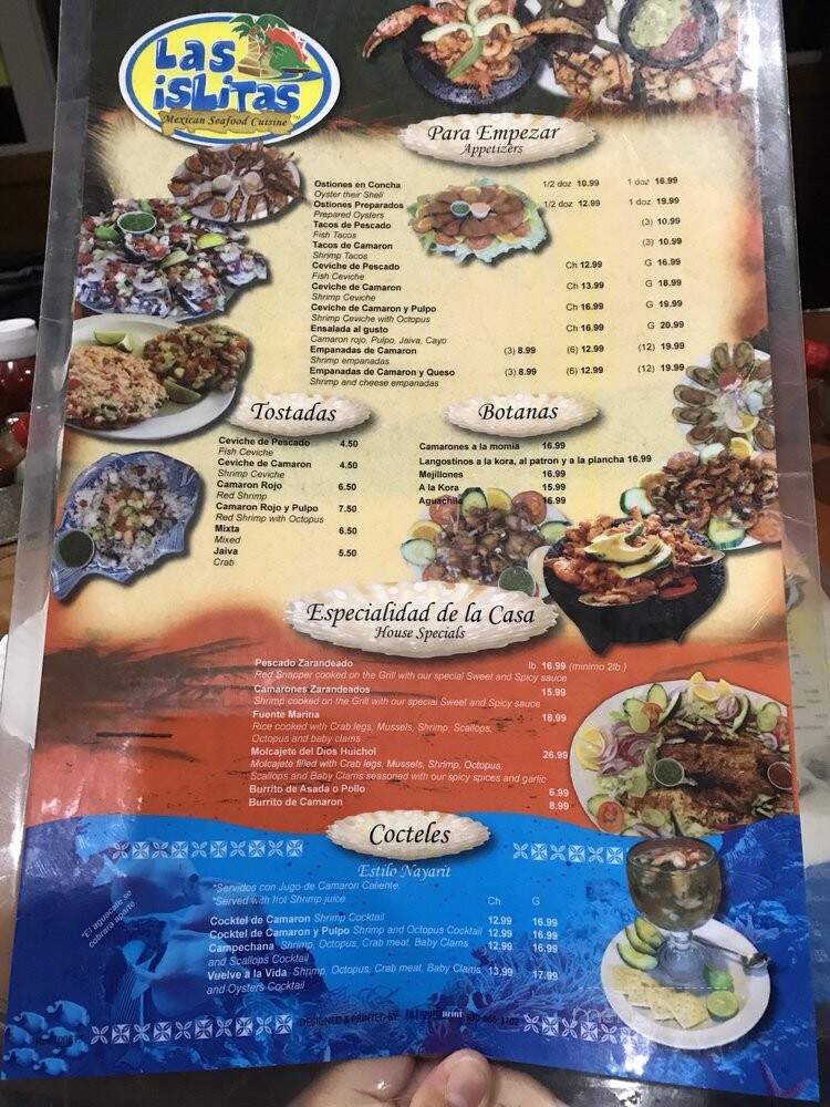 Las Islitas Ostioneria - Woodland, CA menu_pic