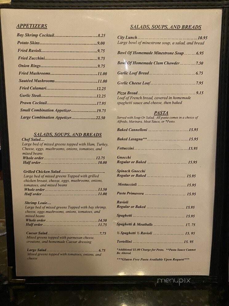Vince's Deli - West Sacramento, CA menu_pic