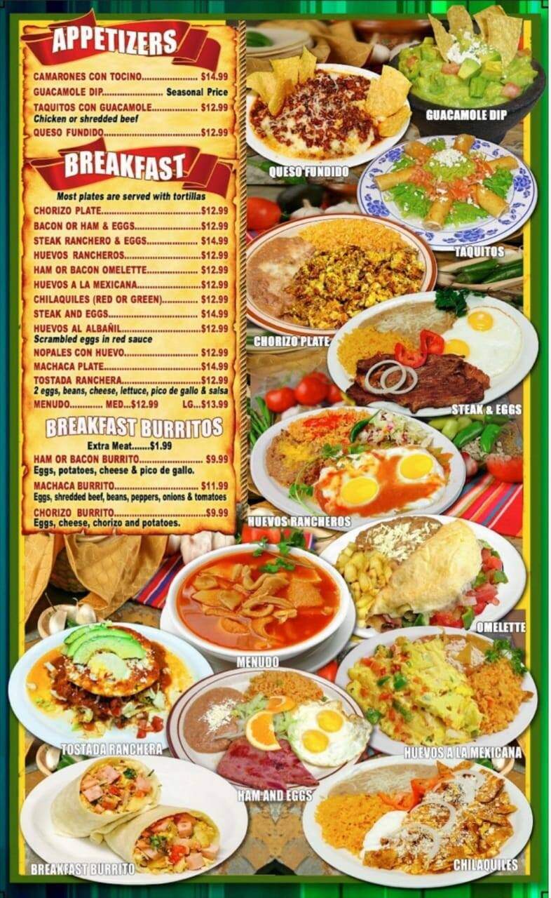 Robertas Mexican Food - Sacramento, CA menu_pic