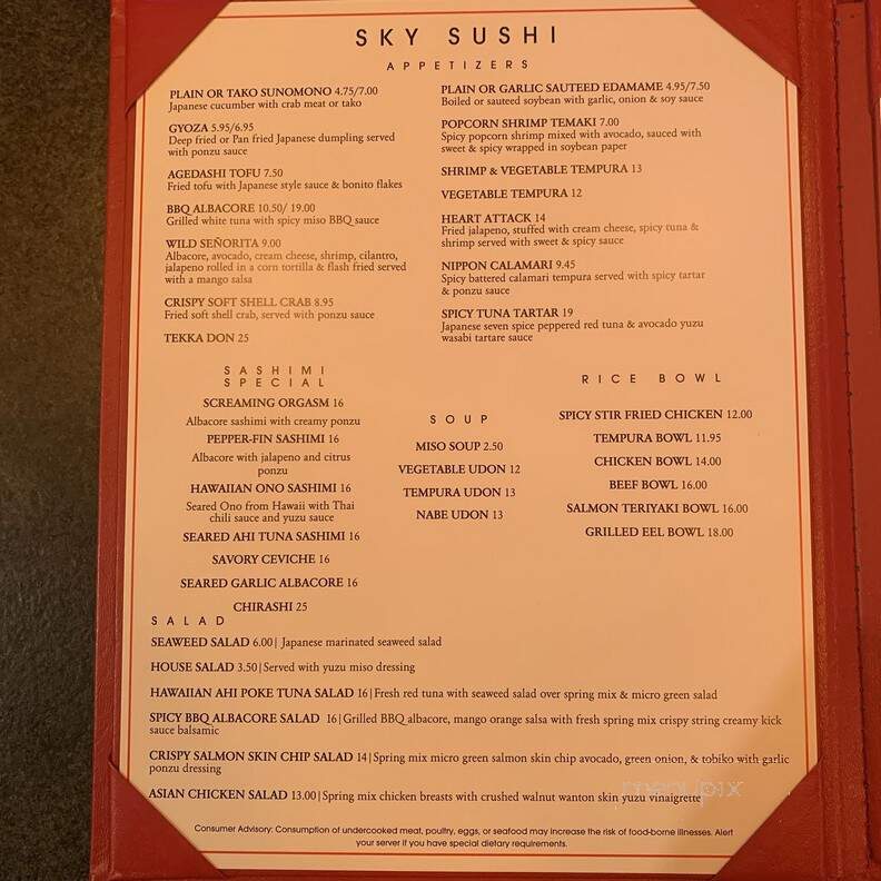 Sky Sushi - El Dorado Hills, CA