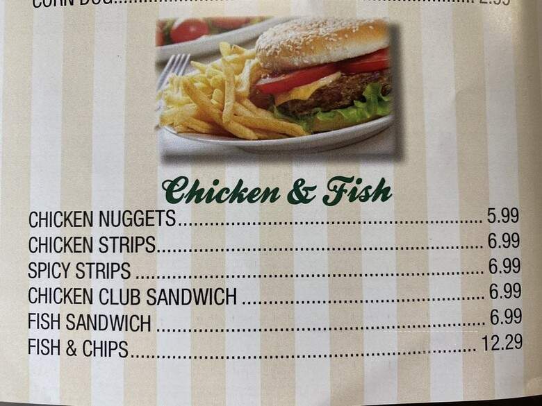 Sharkey's Family Billiards - Turlock, CA menu_pic