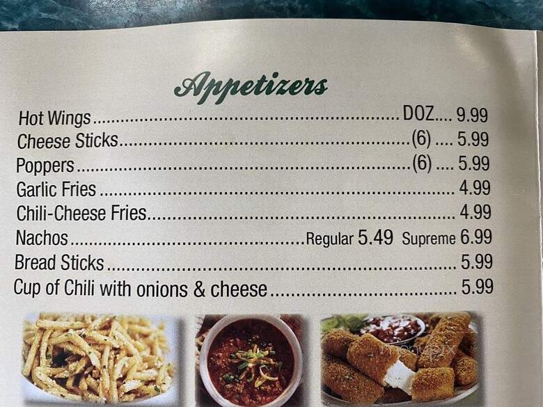 Sharkey's Family Billiards - Turlock, CA menu_pic