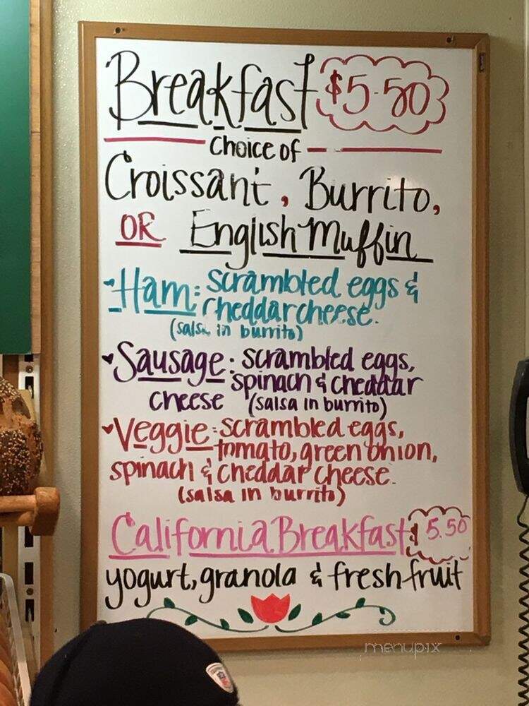 Tahoe House Bakery & Gourmet - Tahoe City, CA menu_pic