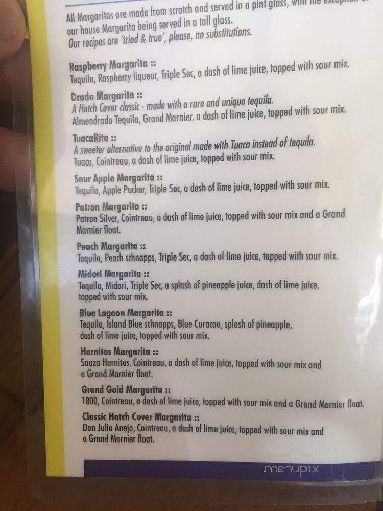 Hatch Cover Restaurant - Colorado Springs, CO menu_pic