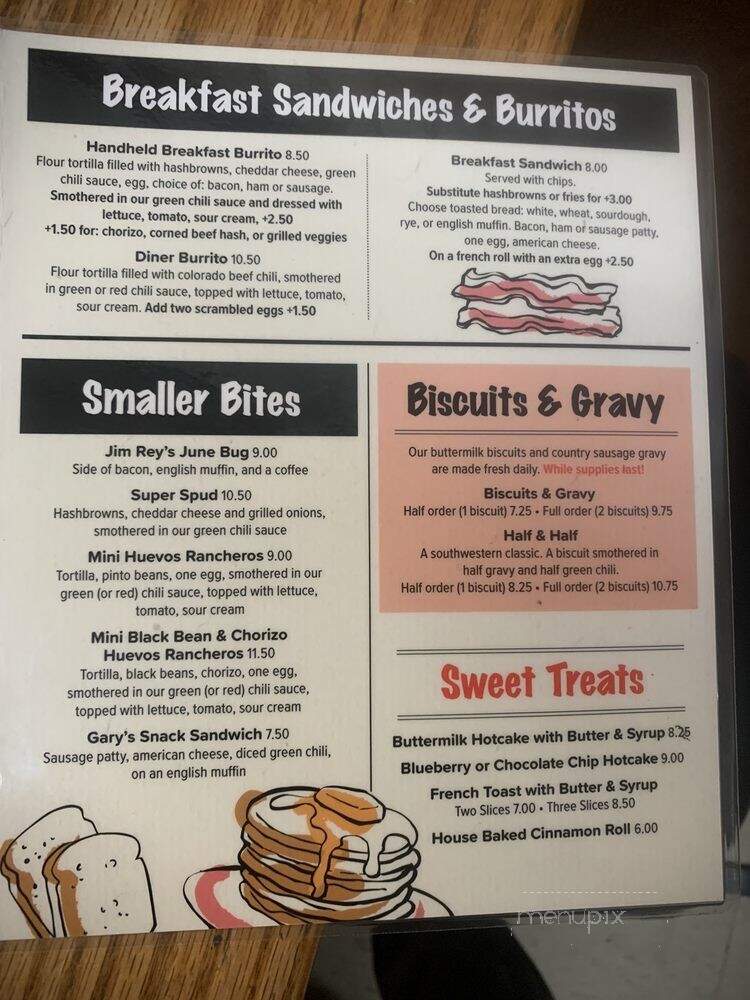 Durango Diner - Durango, CO menu_pic