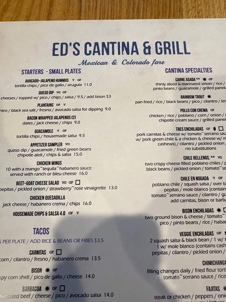 Ed's Cantina & Grill - Estes Park, CO