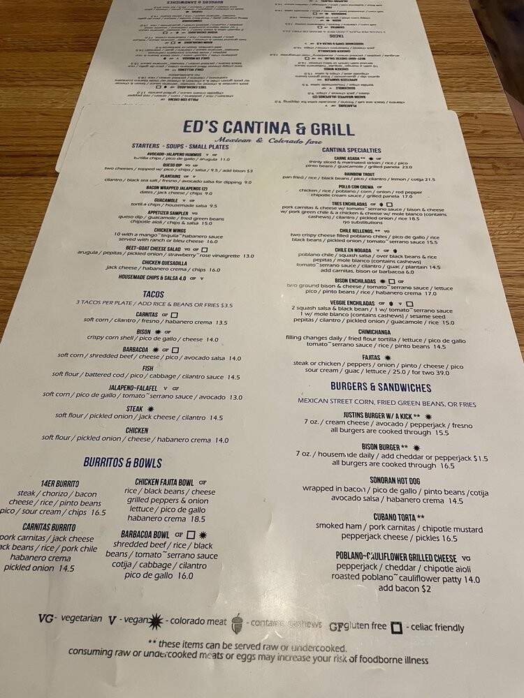 Ed's Cantina & Grill - Estes Park, CO