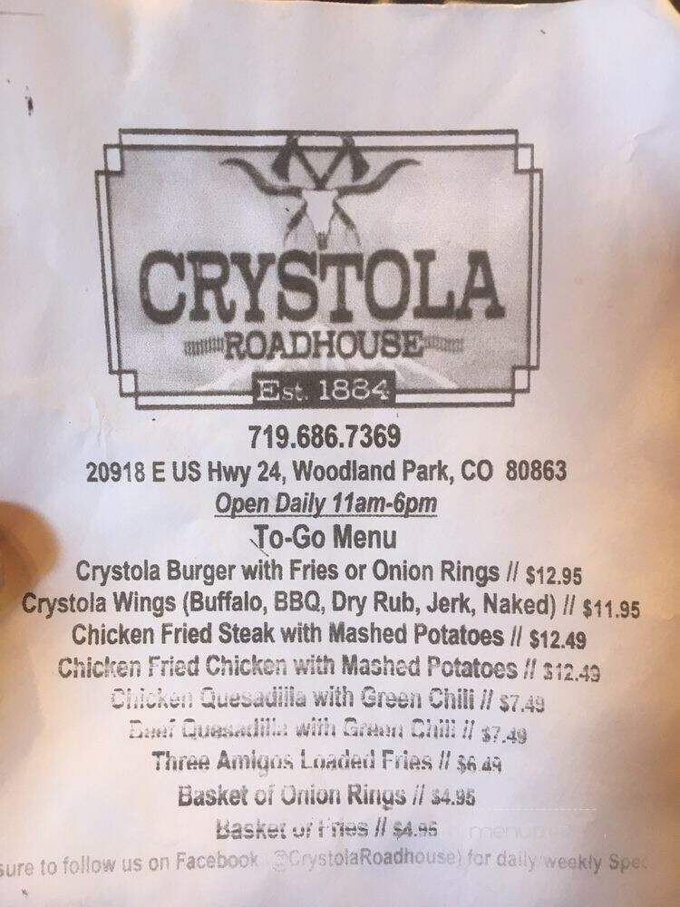 Crystola Bar & Grill - Woodland Park, CO