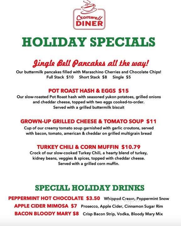 Cromwell Diner - Cromwell, CT menu_pic