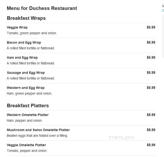 Duchess Restaurant - Fairfield, CT