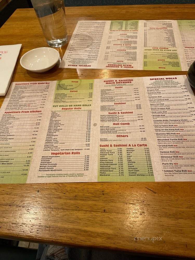 Wasabi - Orange, CT menu_pic