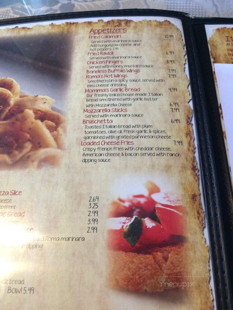 Roma Restaurant & Pizzeria - East Hartford, CT menu_pic