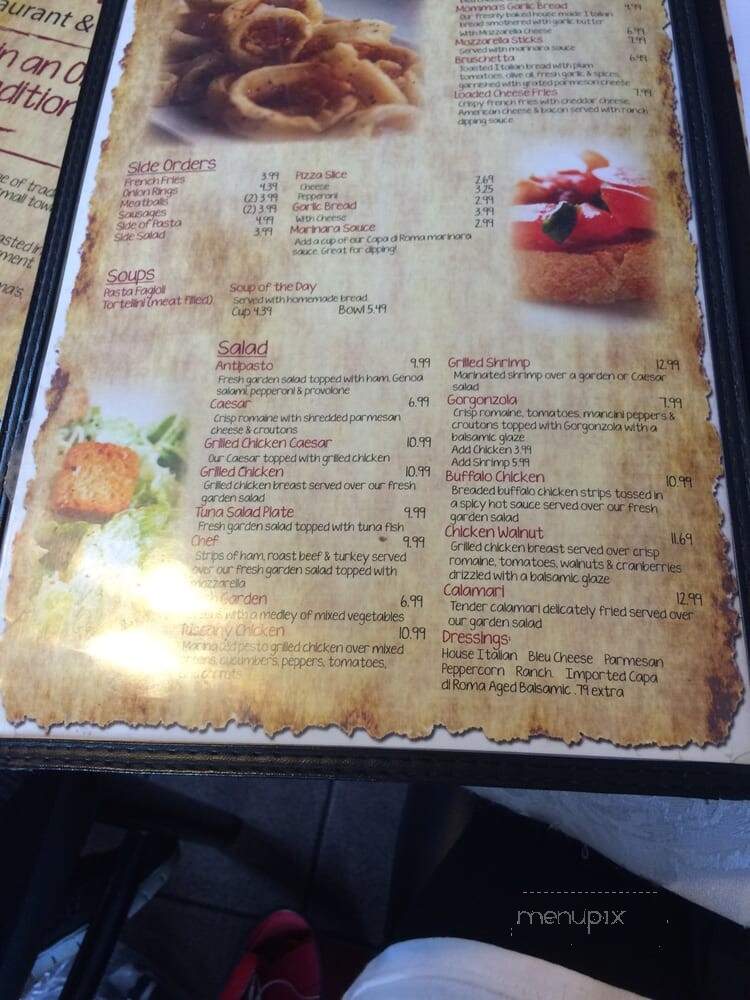 Roma Restaurant & Pizzeria - East Hartford, CT menu_pic