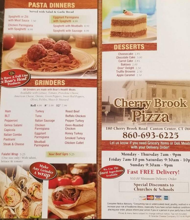 Cherry Brook Pizza & Grocery - Canton, CT