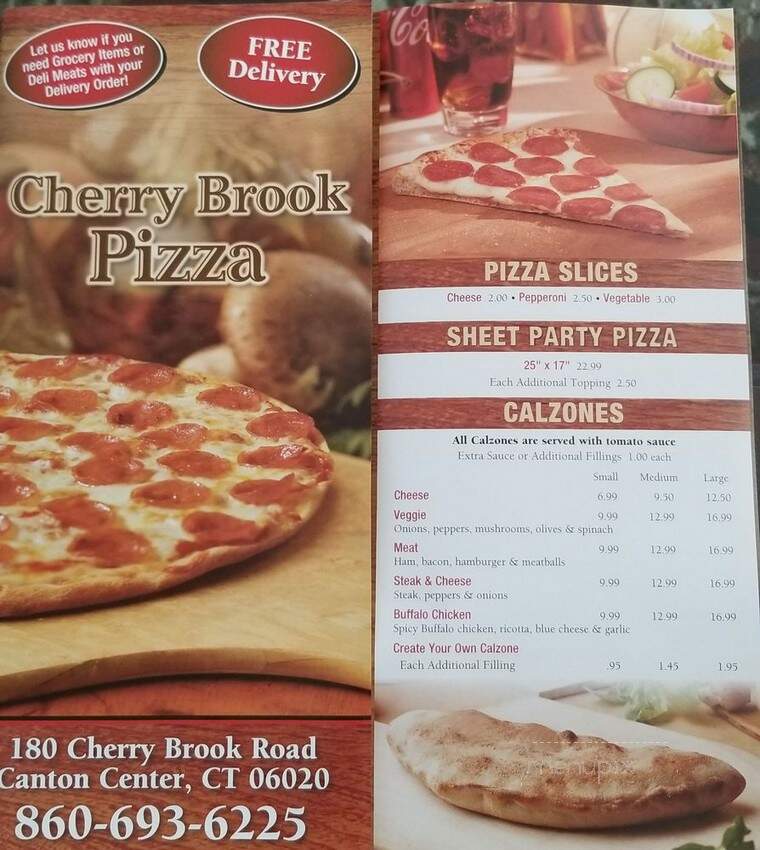 Cherry Brook Pizza & Grocery - Canton, CT