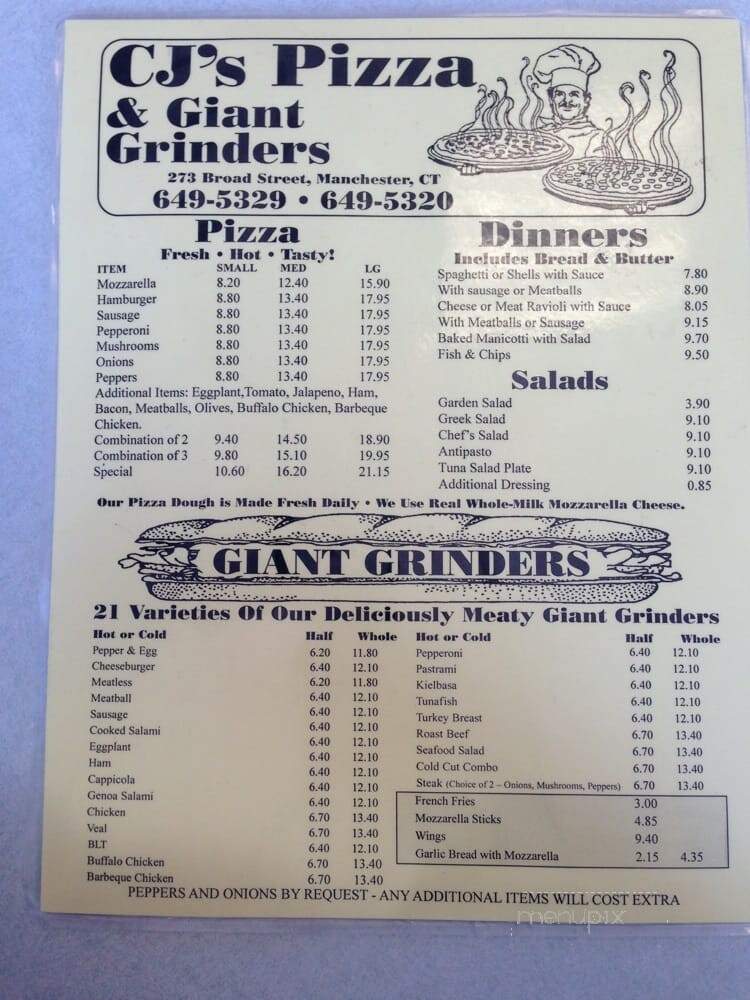 C J's Giant Grinders - Manchester, CT