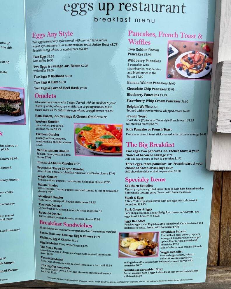 Eggs Up - Portland, CT menu_pic