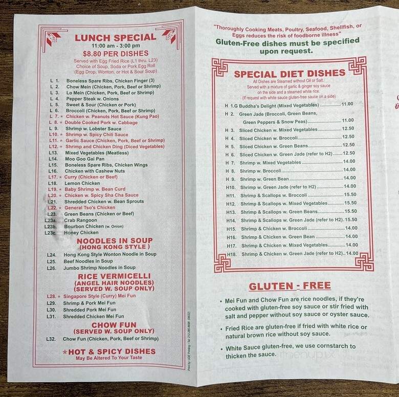 China Taste - Vernon-Rockville, CT menu_pic