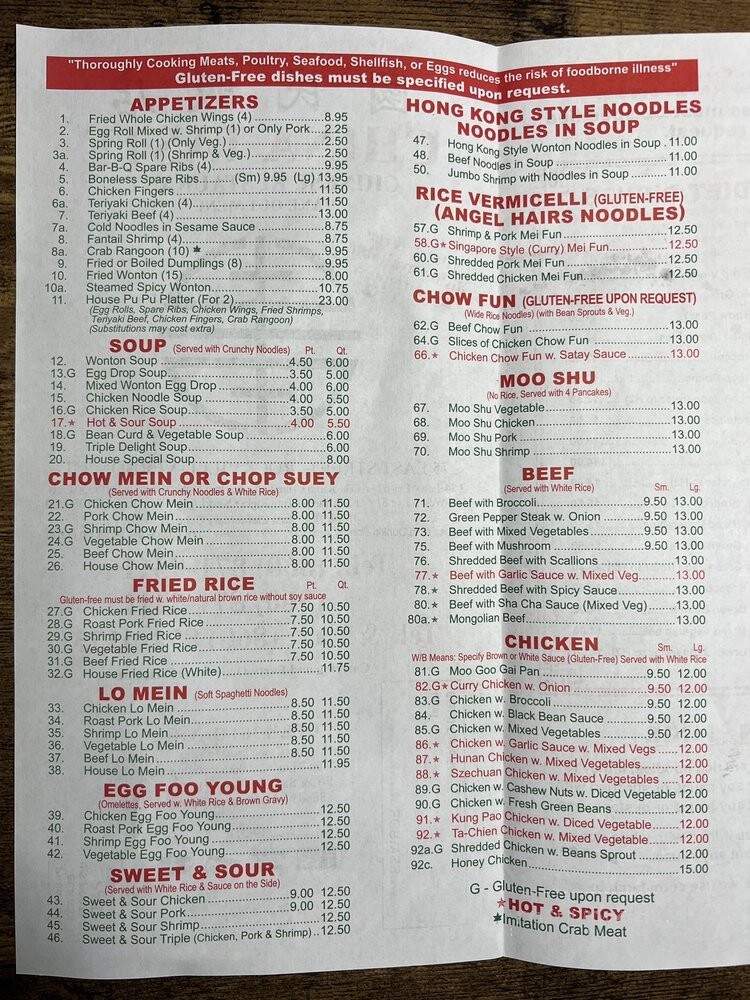 China Taste - Vernon-Rockville, CT menu_pic