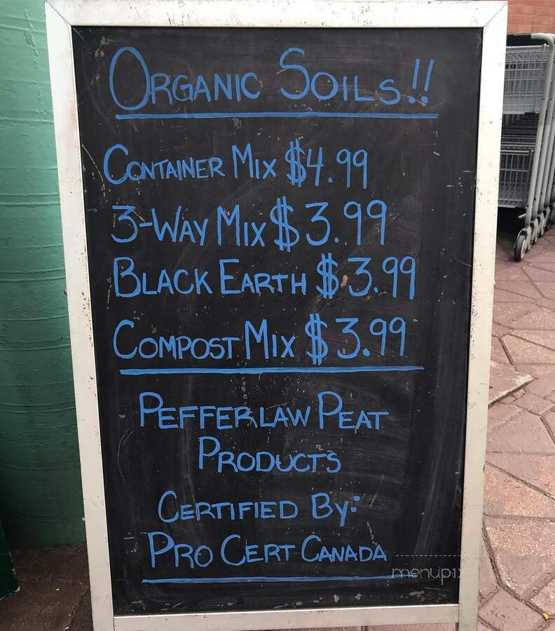 The Big Carrot Organic Juice Bar - Toronto, ON menu_pic
