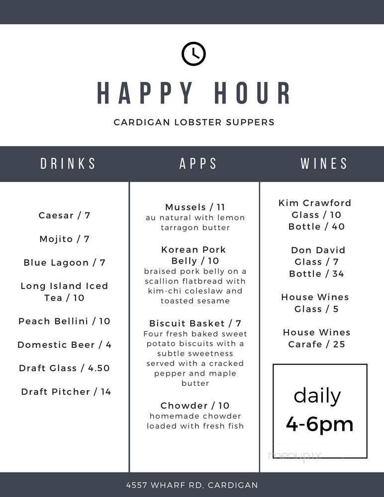 Cardigan Lobster Suppers - Cardigan, PE