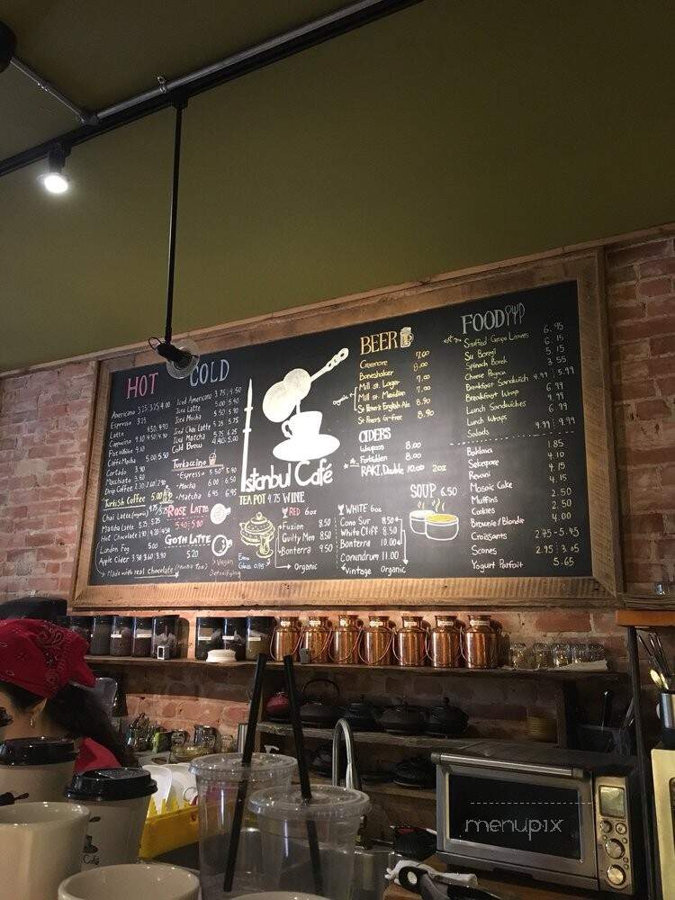 Istanbul Cafe & Espresso Bar - Toronto, ON menu_pic