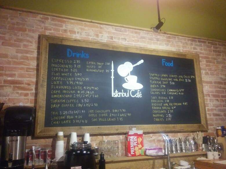 Istanbul Cafe & Espresso Bar - Toronto, ON menu_pic