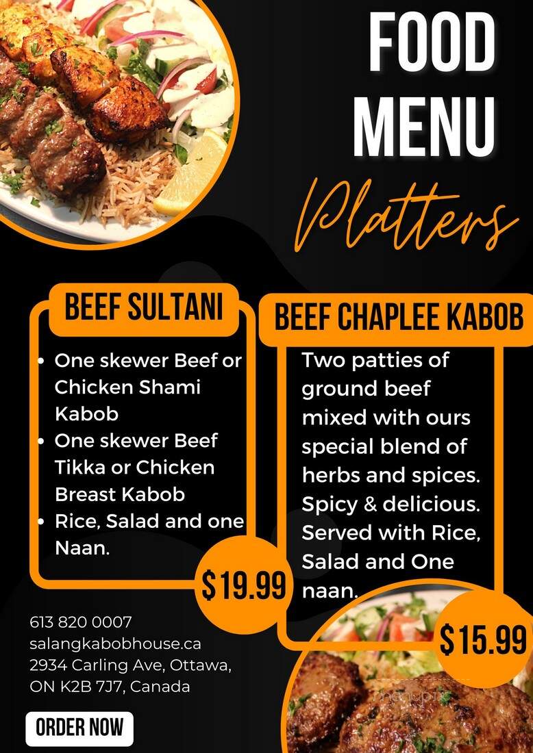 Salang Kabob House - Ottawa, ON