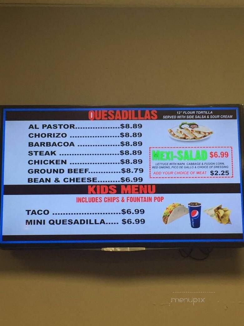 Bobby Burrito - Windsor, ON menu_pic