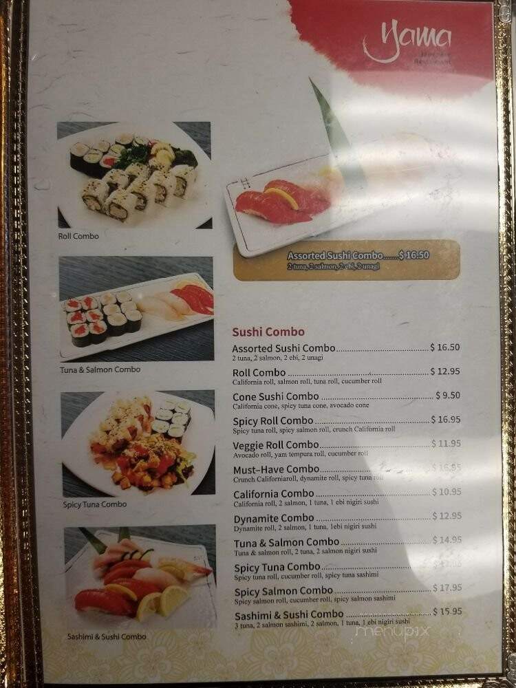 Sushi Yama - Chilliwack, BC menu_pic