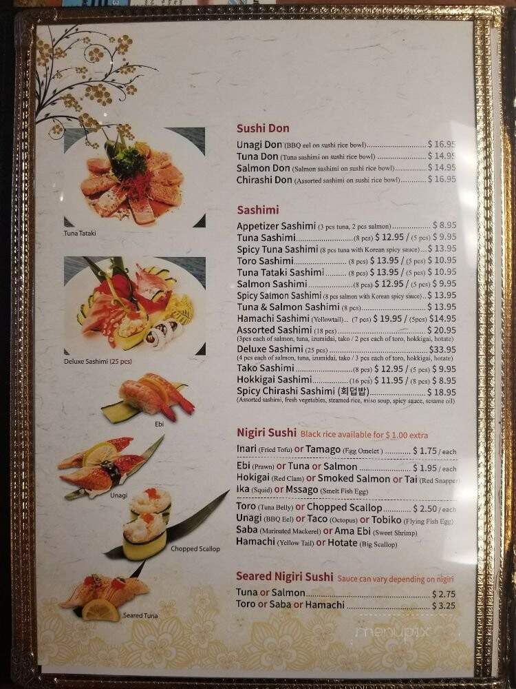 Sushi Yama - Chilliwack, BC menu_pic