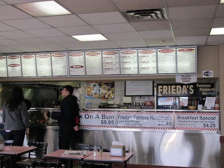 Frieda's Place - Cambridge, ON menu_pic
