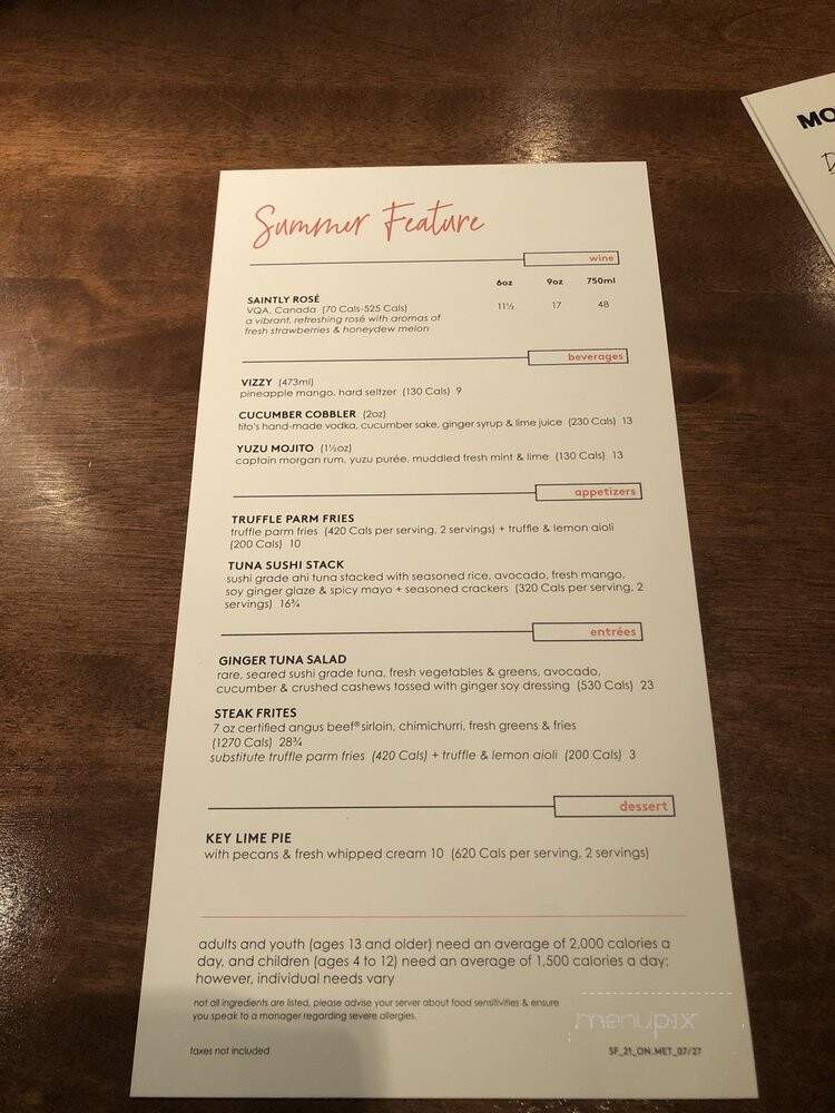 Moxie's Grill & Bar - Mississauga, ON