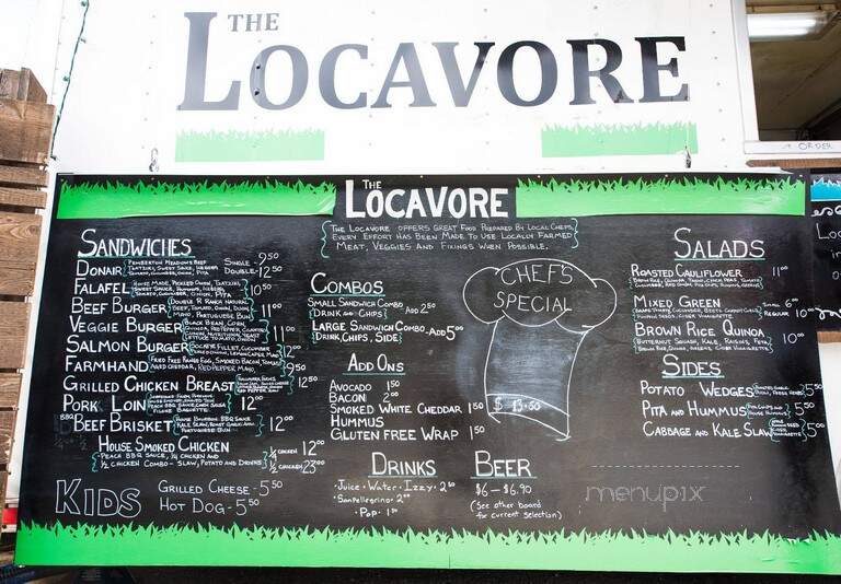 The Locavore - Squamish, BC menu_pic