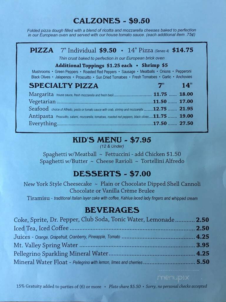 Angel's - Hot Springs National Park, AR menu_pic
