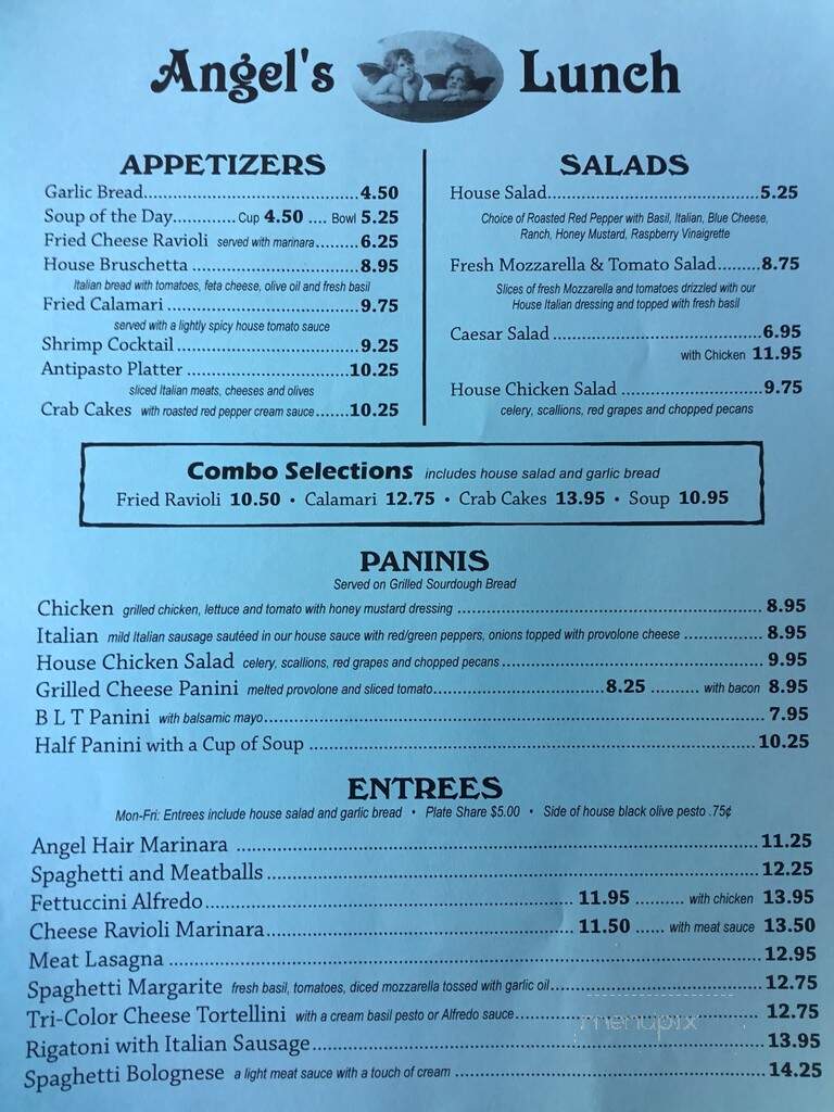 Angel's - Hot Springs National Park, AR menu_pic