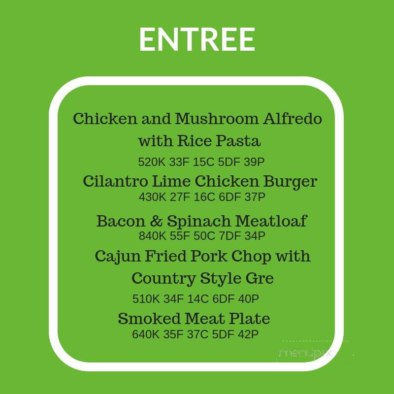 Evolve Paleo Chef - Lowell, AR menu_pic