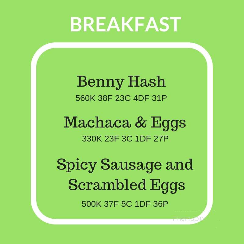 Evolve Paleo Chef - Lowell, AR menu_pic