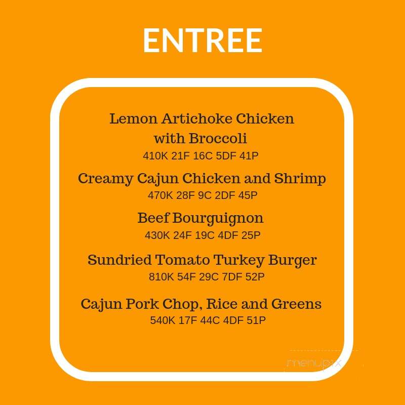 Evolve Paleo Chef - Lowell, AR menu_pic