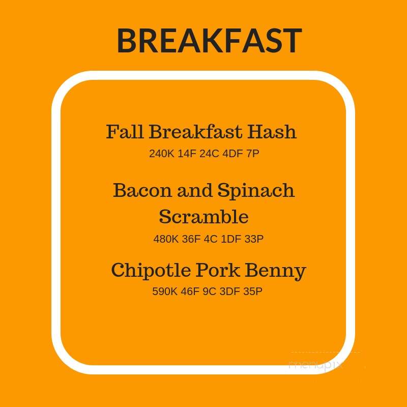 Evolve Paleo Chef - Lowell, AR menu_pic