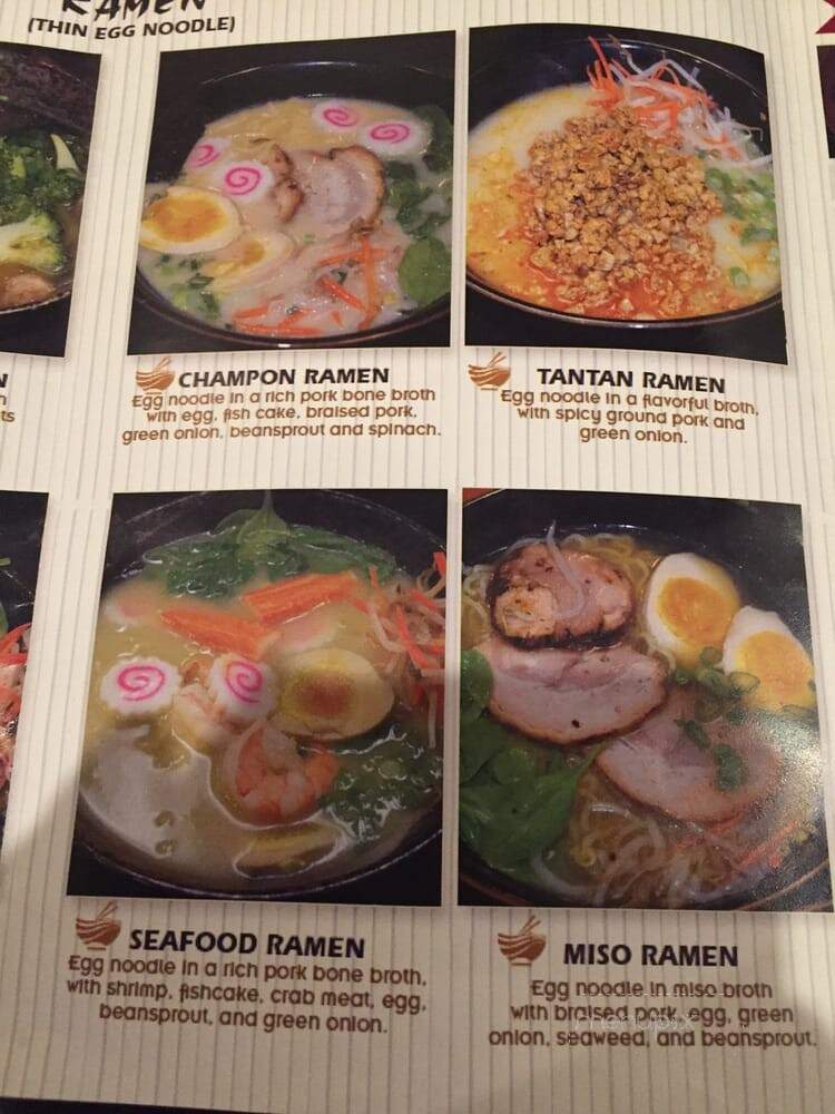 Ramen Station - Woodbury, MN menu_pic