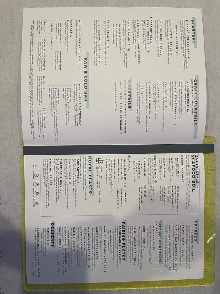 Chasin' Tails - Centreville, VA menu_pic