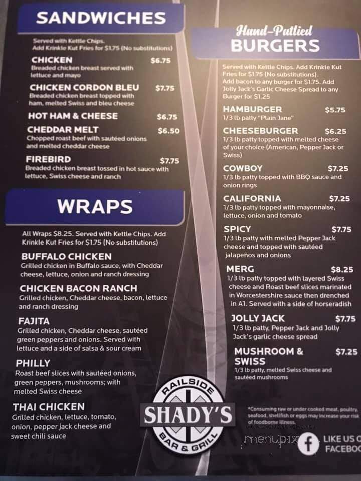 Shady's Bar & Grill - Rice, MN